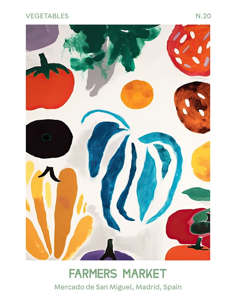 Bell Peppers Vegetables Farmers Market 2 Mercado De San Miguel, Madrid, Spain