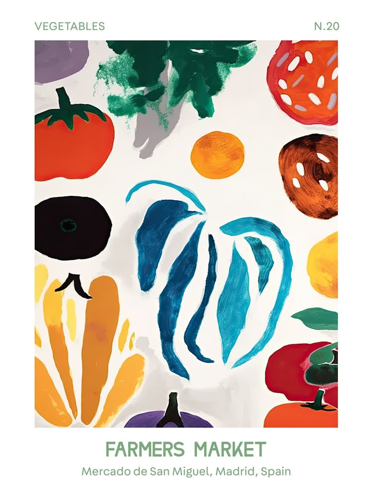 Bell Peppers Vegetables Farmers Market 2 Mercado De San Miguel, Madrid, Spain