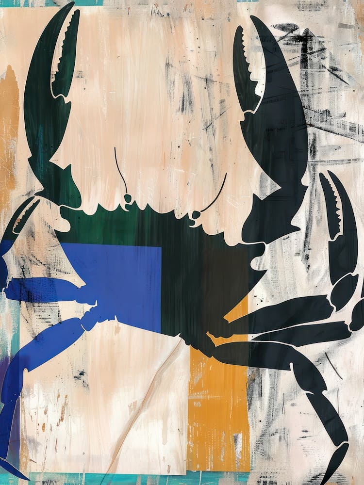 Crab 2 Cut Out Collage