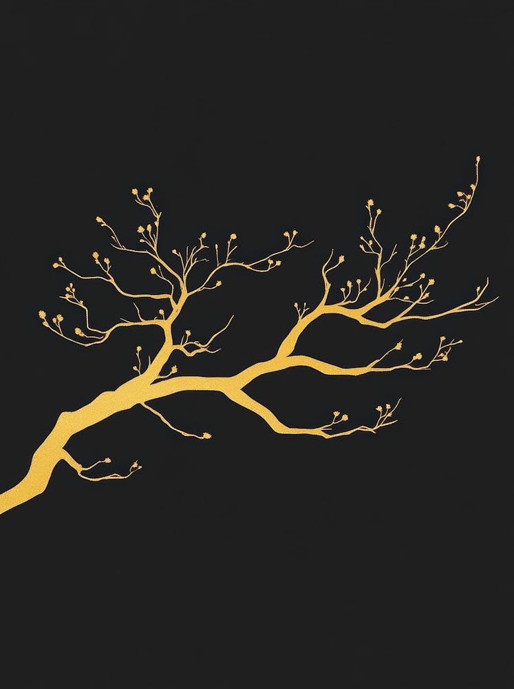 Gold Tree Branch