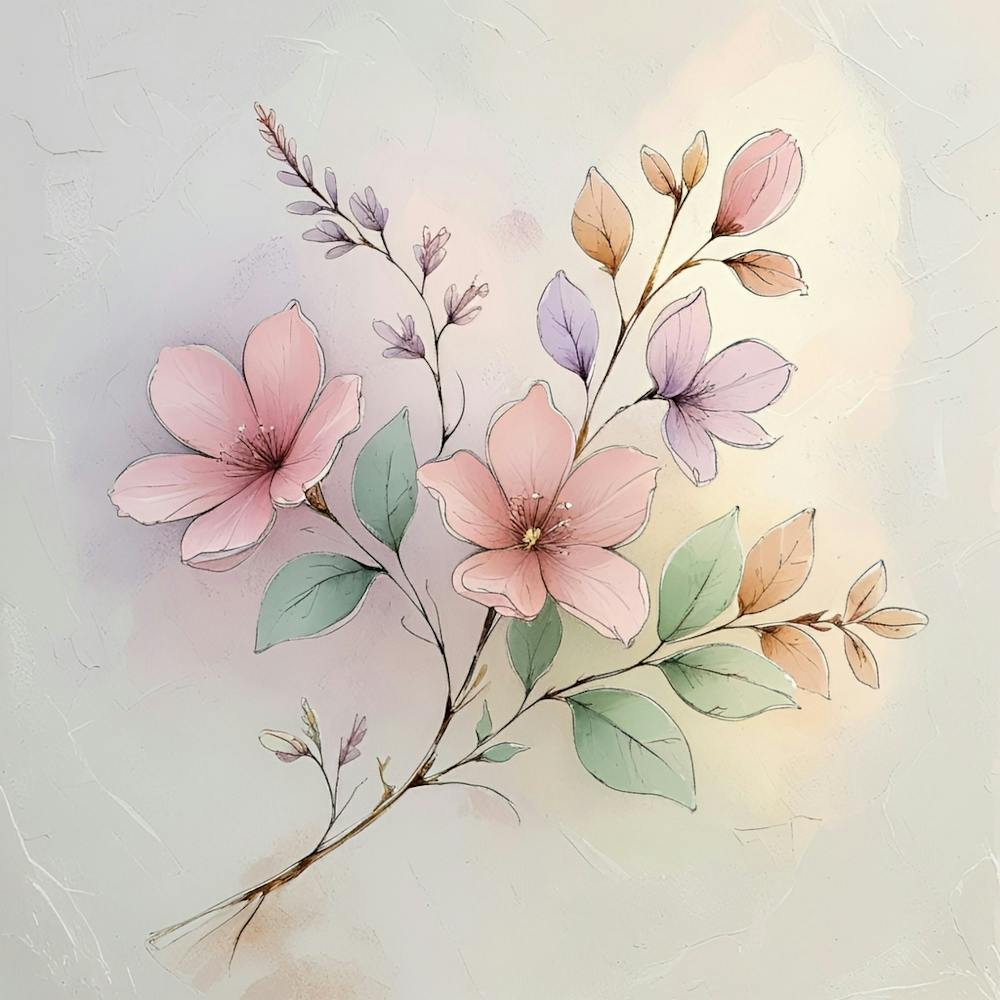 Watercolor Flowers 22