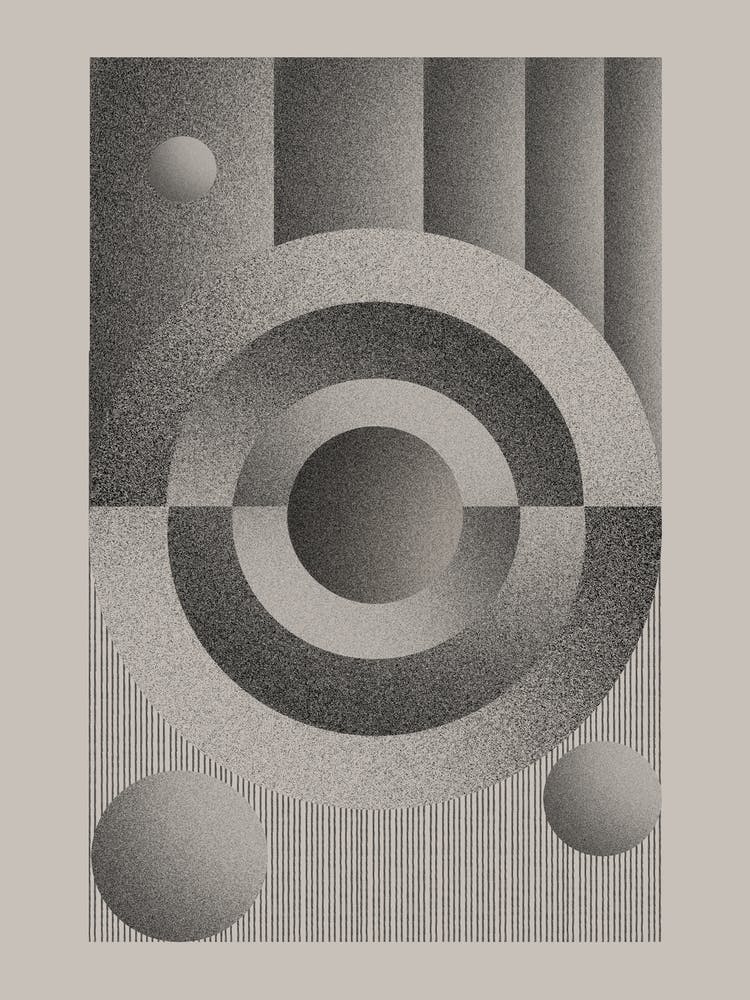 Modernist Etude No. 4 Geometric Shapes