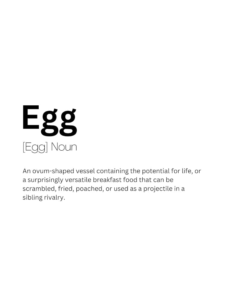 Egg Definition Meaning