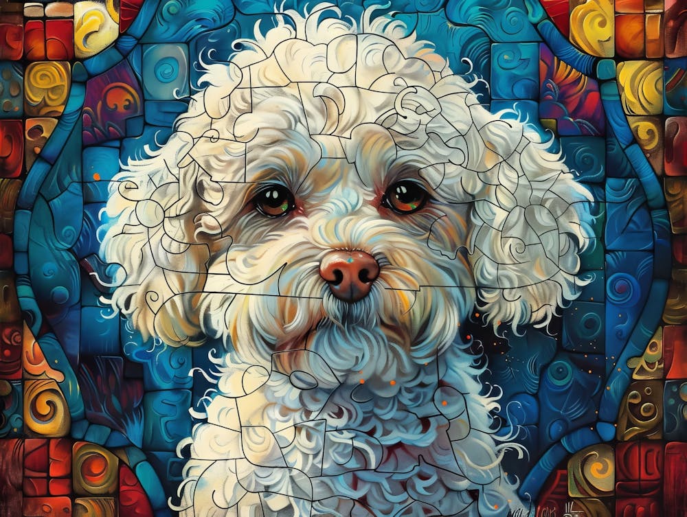 Bichon Frise Fine Art Portrait 1