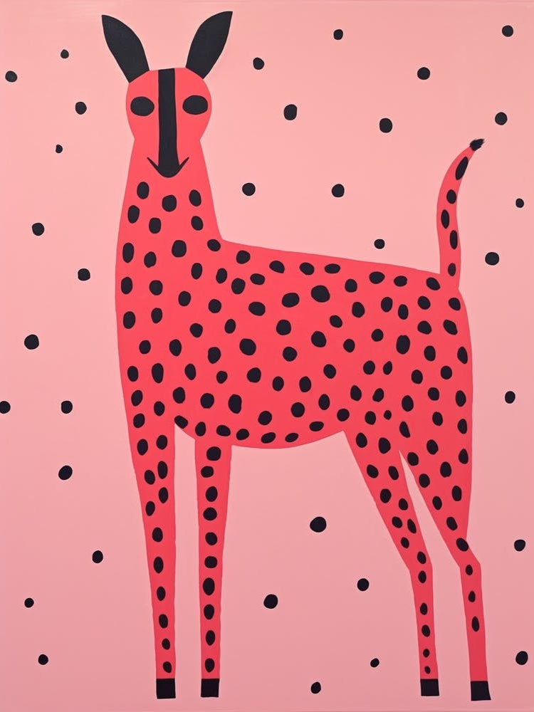 Pink Polka Dot Antelope 1