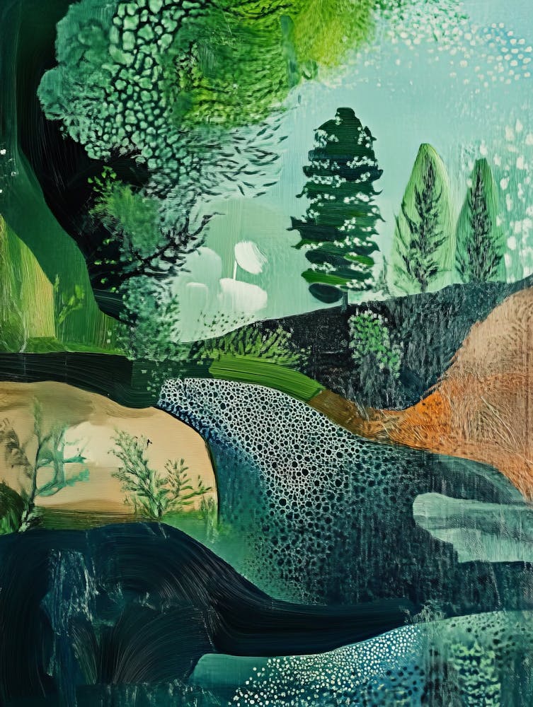 Abstract Nature Landscape