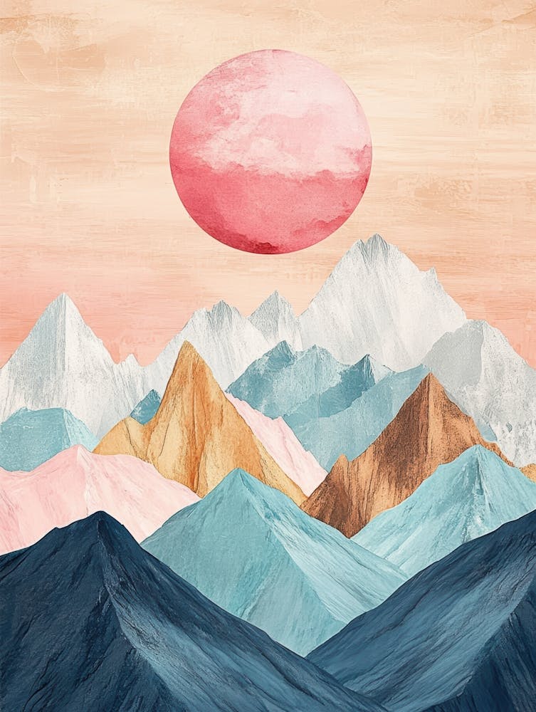 Mountains Canvas Print