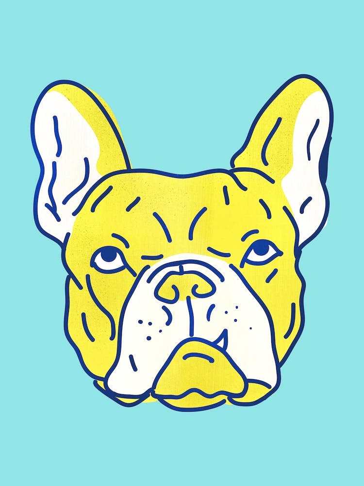 French Bulldog Gelb