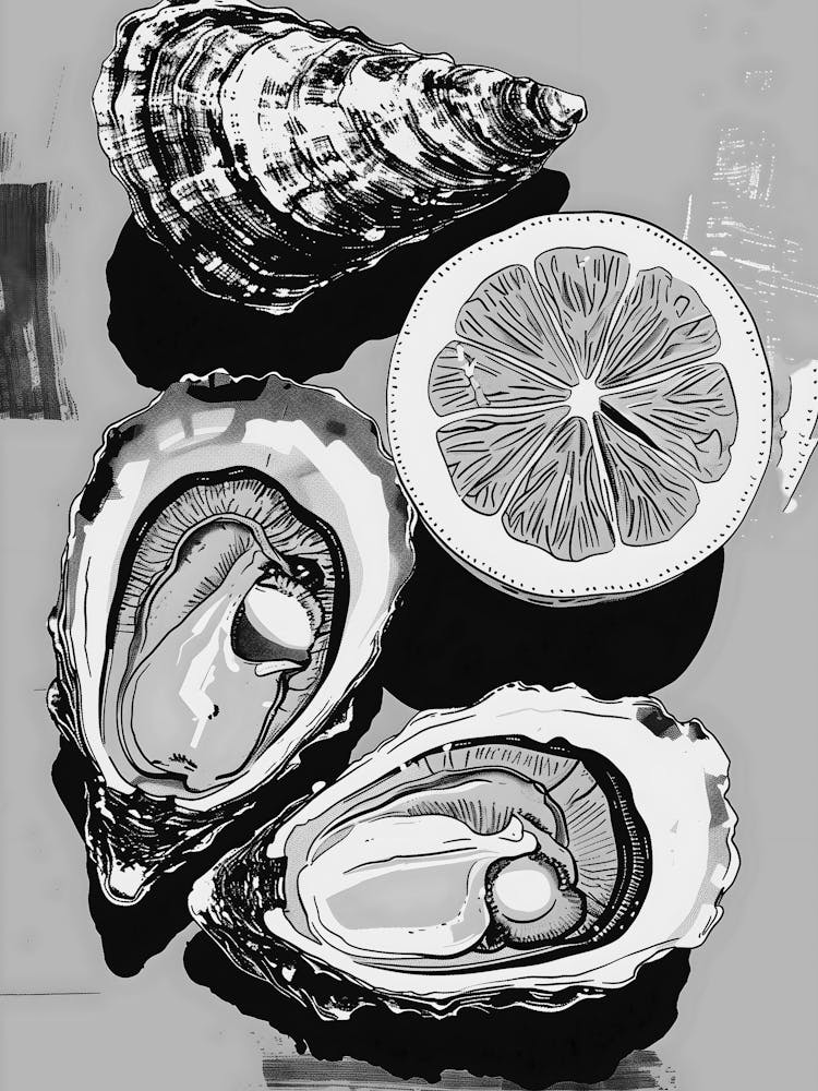 Oysters And Lemon