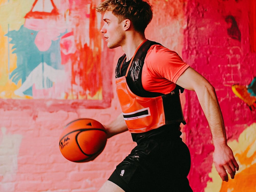 Basketball Player Dribbling 7