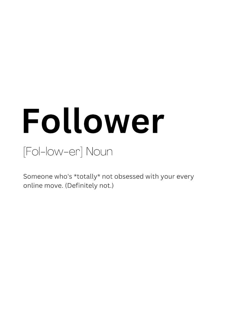 Follower Definition Meaning 1
