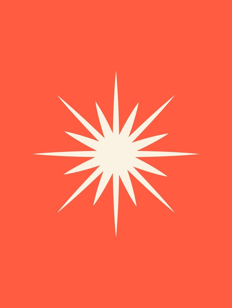 Retro Sun Red