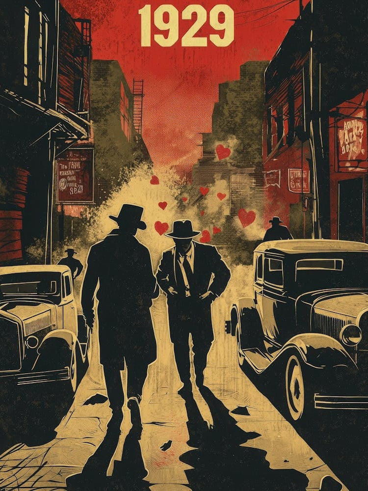 Aihrgdesign A Vintage Crime Poster Illustrating The Infamous 12