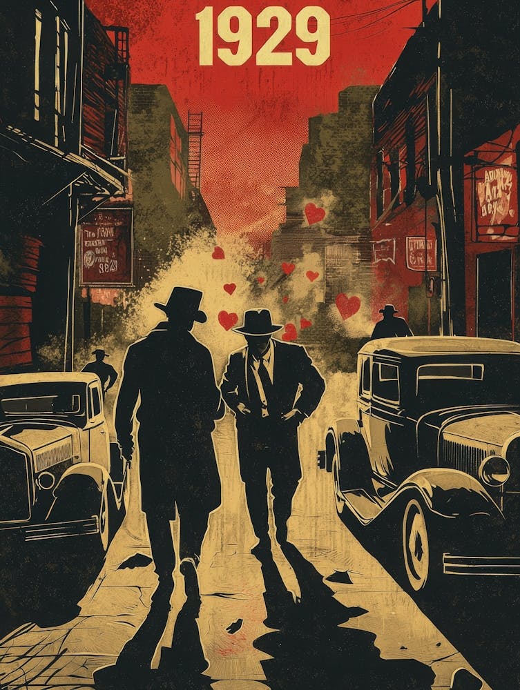 Aihrgdesign A Vintage Crime Poster Illustrating The Infamous 12