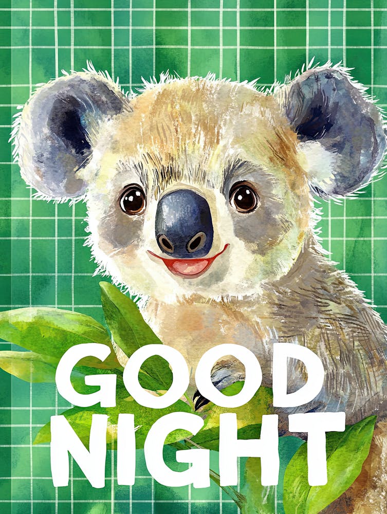 Starry Cuddles Good Night Children S Prints & Kids Posters