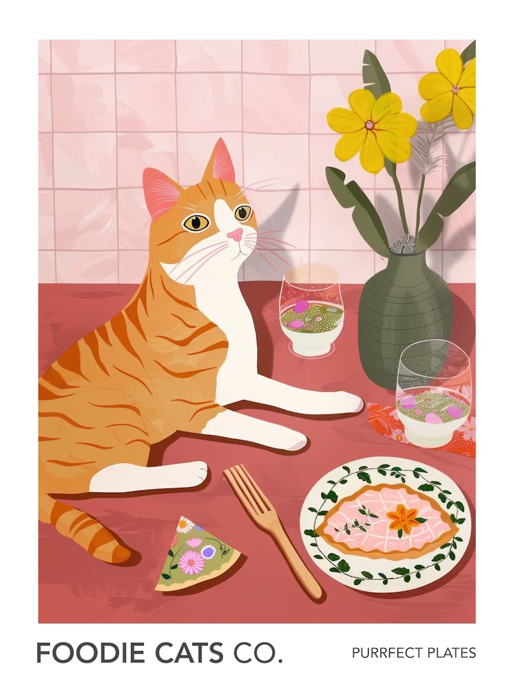 Foodie Cats Co Cat And Pizza 2