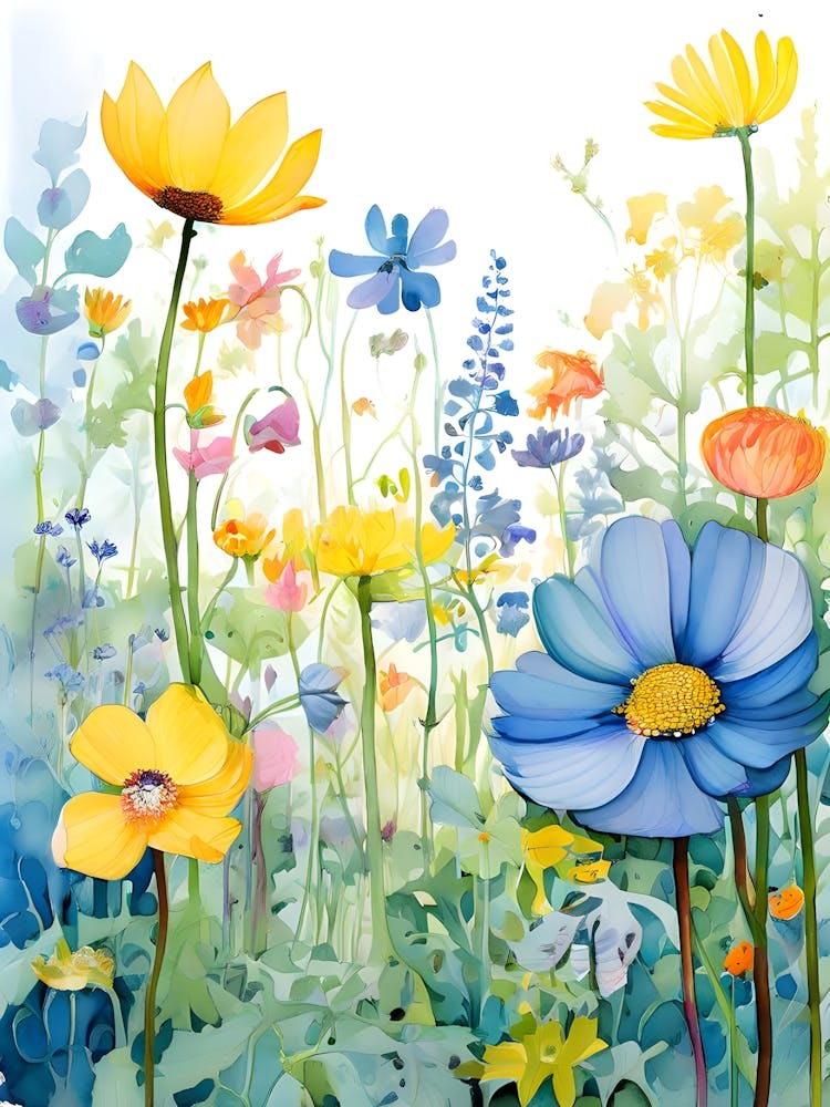 Watercolor Flowers 54