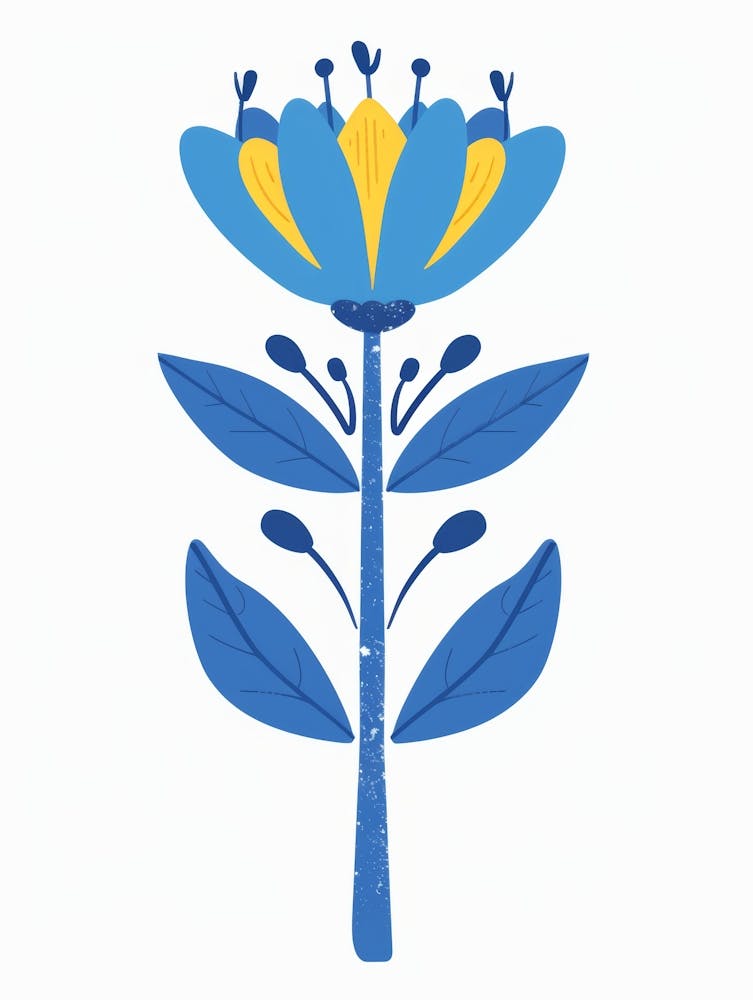 Blue Flower 8