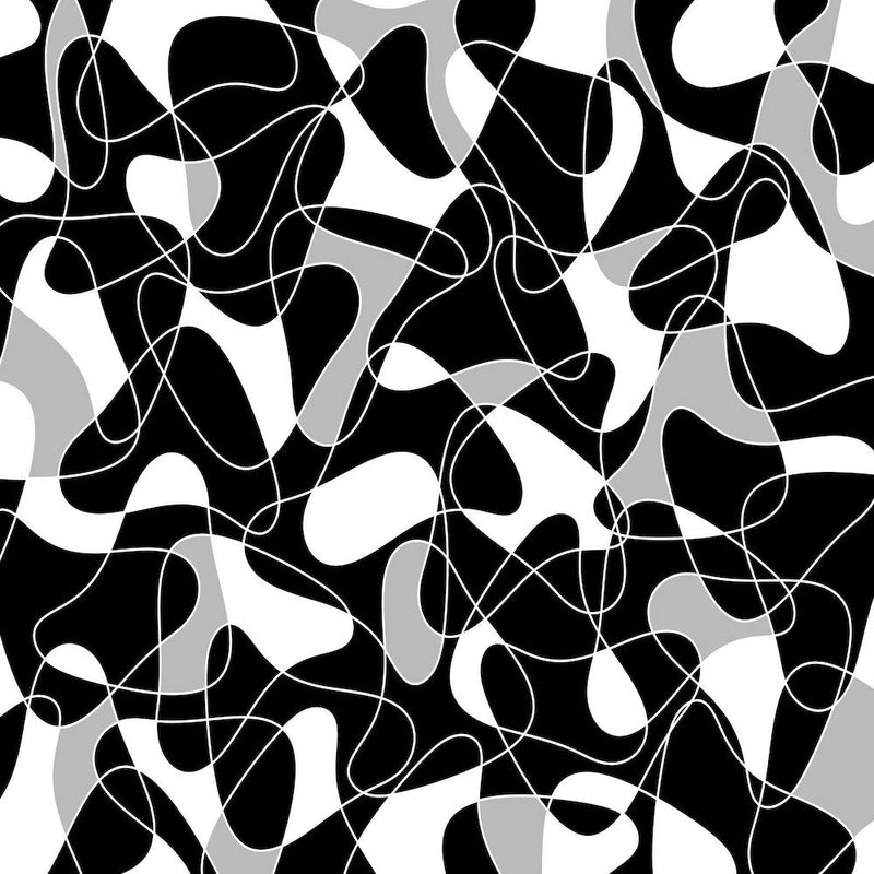 Abstract Black And White Pattern 4