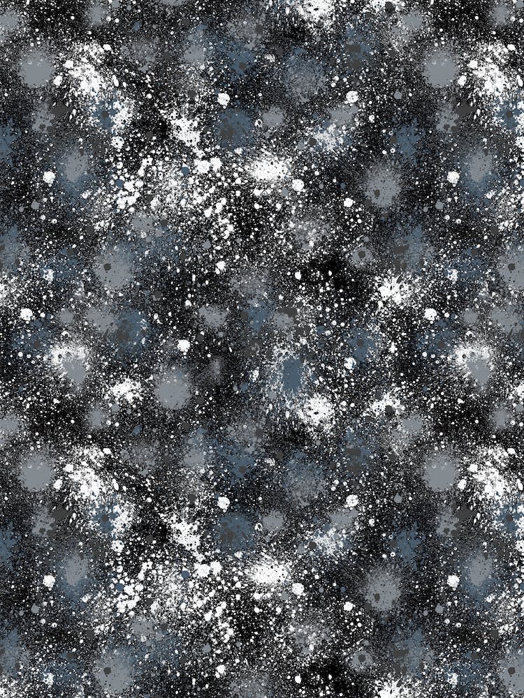 Ink Splatter Dust Black