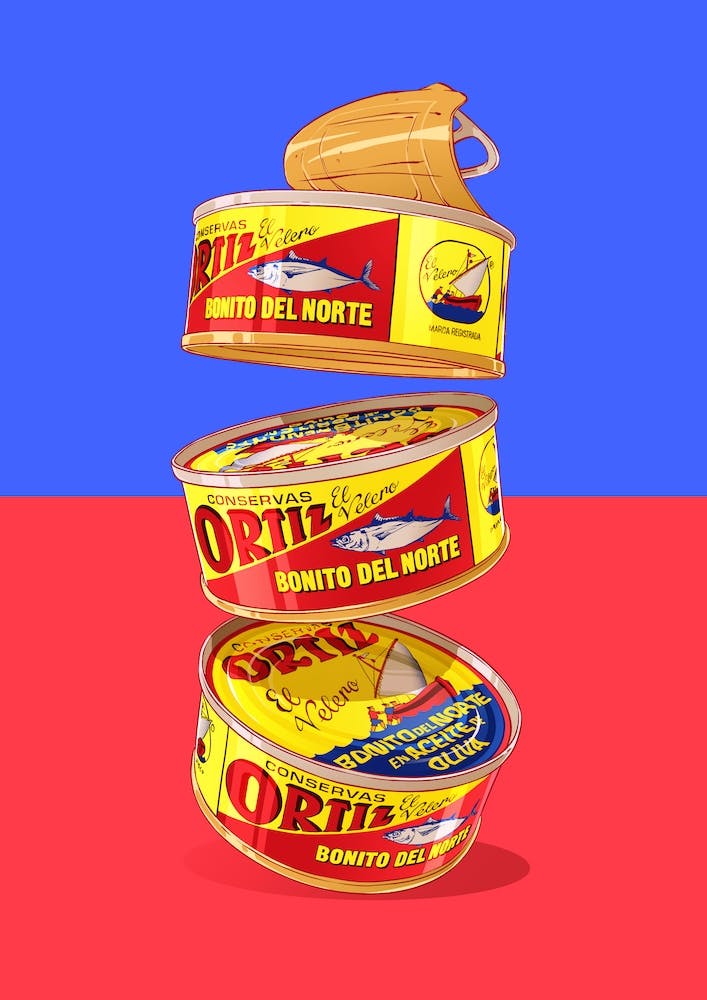 Tuna Blue And Red