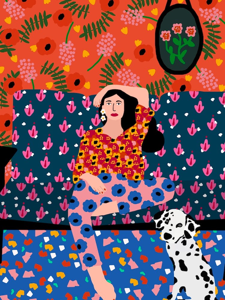 Girl In The Sofa