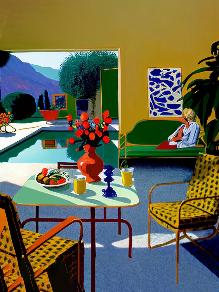 Poolside Gossip Inspired Mid Century Modern House