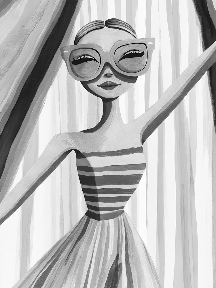 Black And White Painting 118