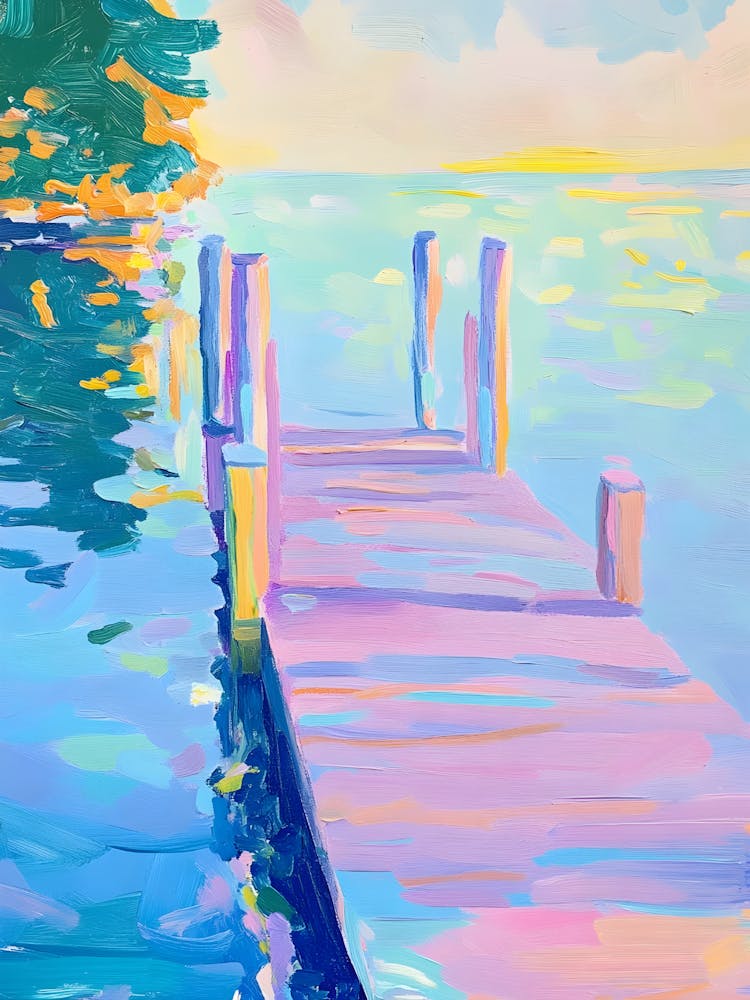 Dock At Sunset