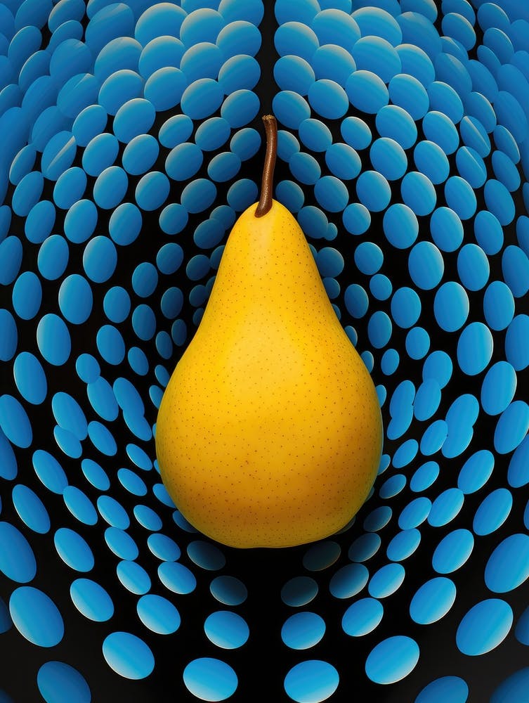 Pear and dots