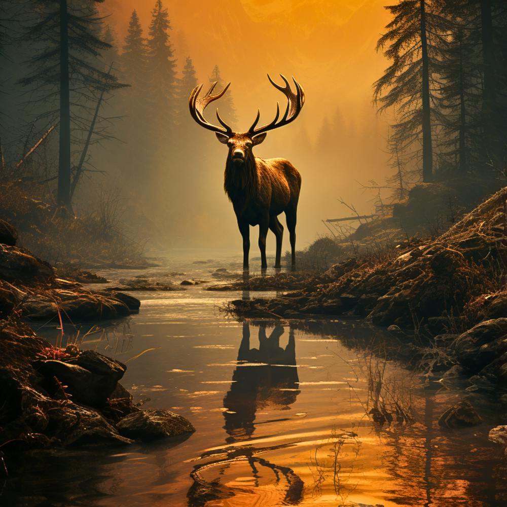 Deer In The Forest