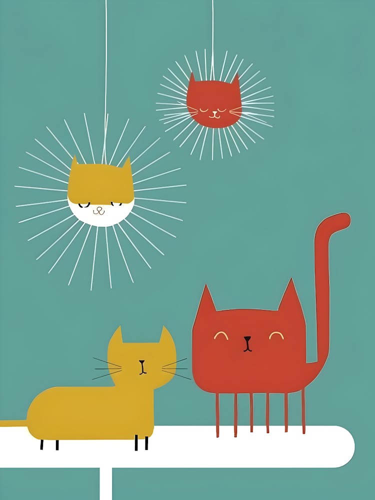 Cats On A Table