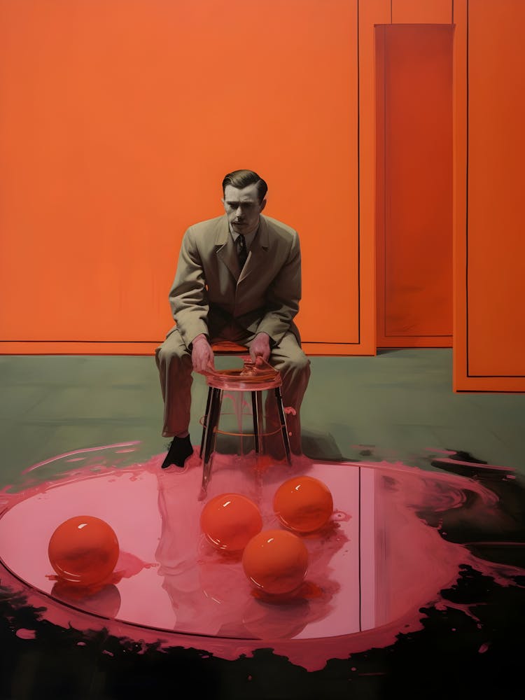 Man With Red Balloons