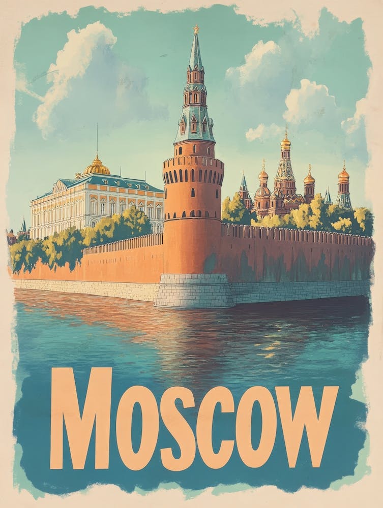 Aihrgdesign A Classic 1960s Travel Poster For Moscow Showcasi 37ab6276 311f 43b2 Ab83 0dcdd43cffe4 1