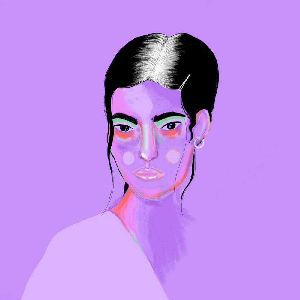 Purple Girl Square