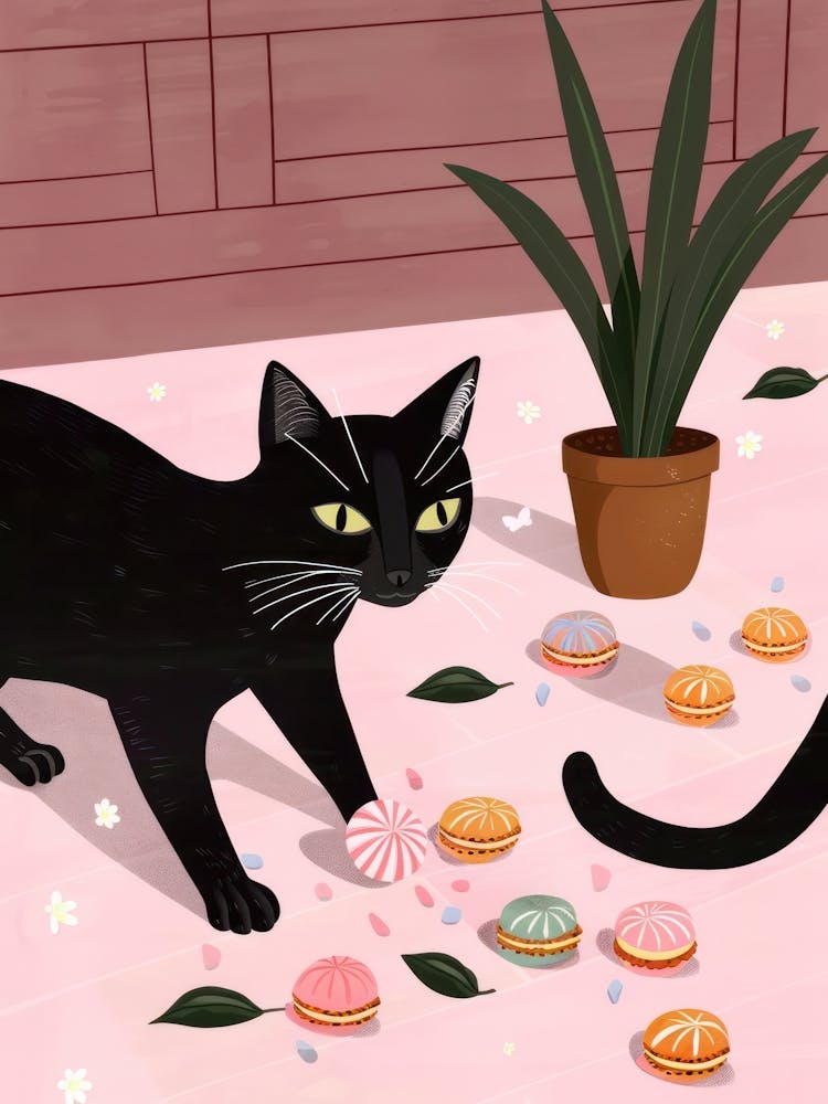 Cat And Macarons 3