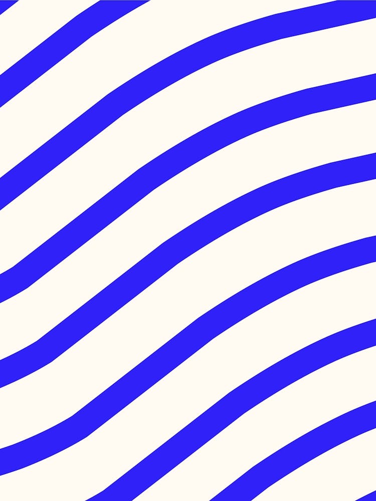 Blue And White Striped Wallpaper