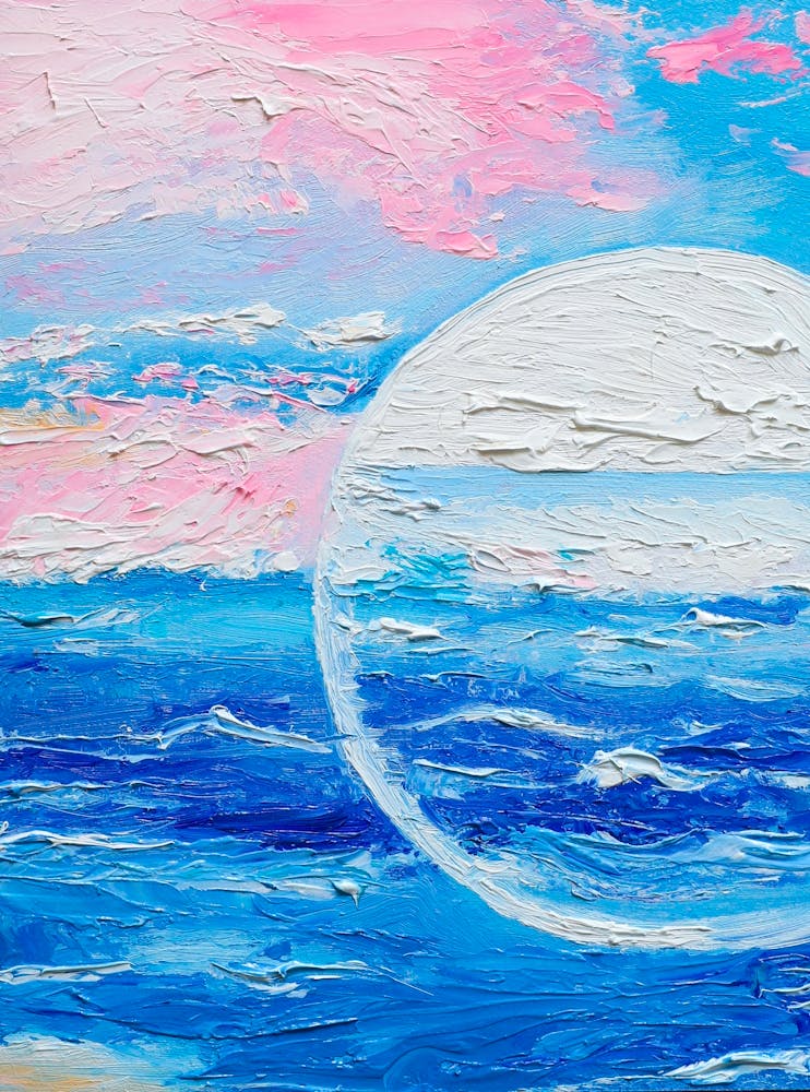 Full Moon At The Beach