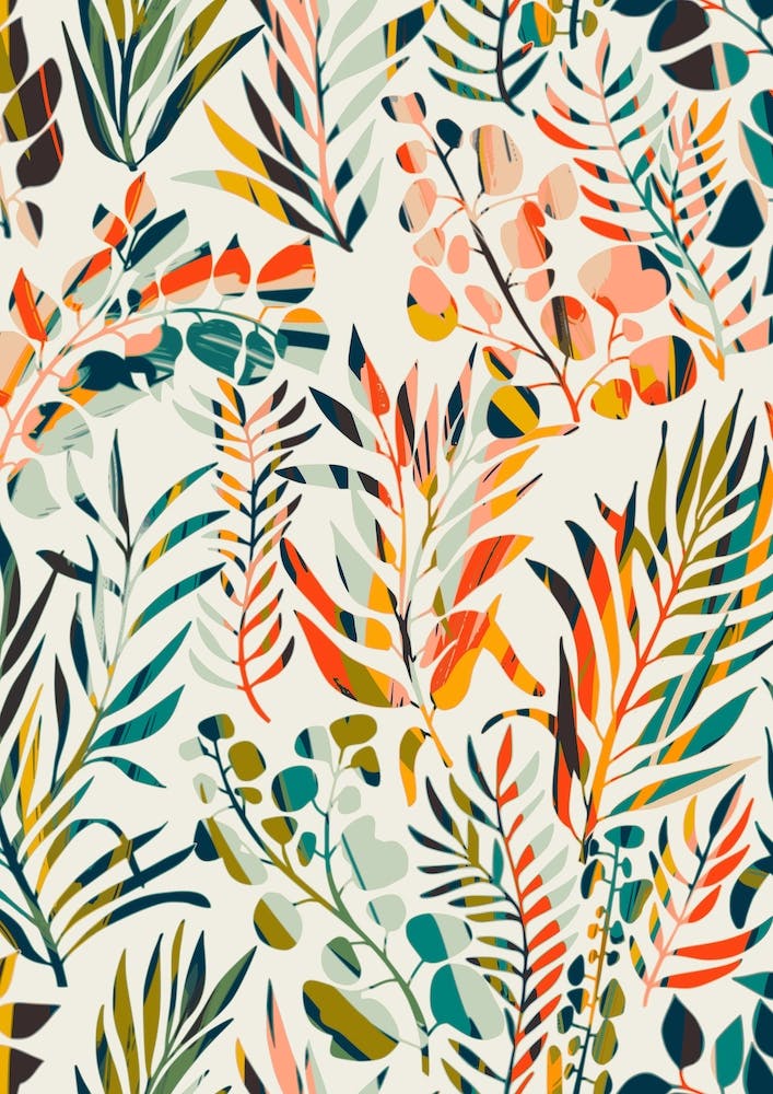 Colorful Leaves Pattern