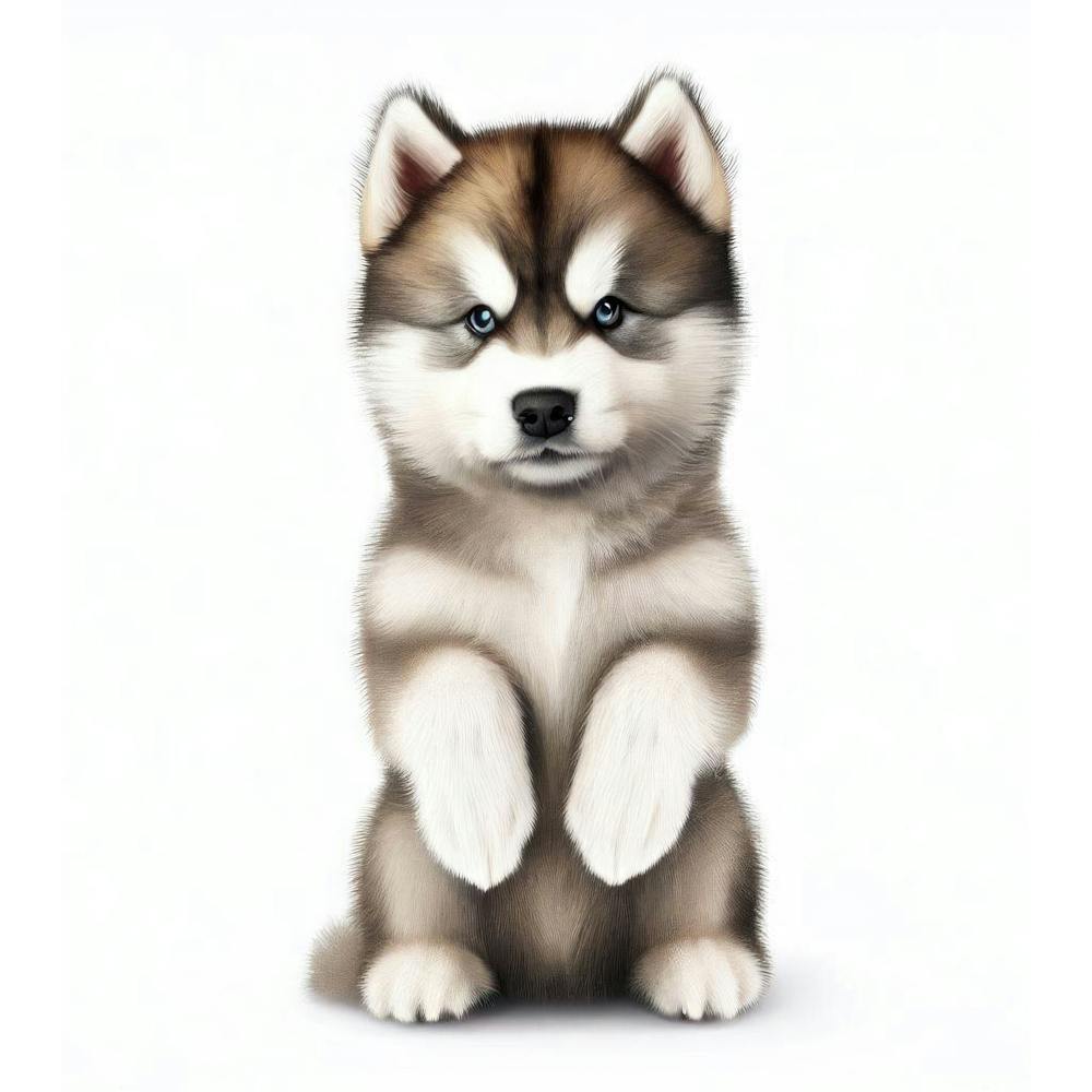 Husky-Welpe