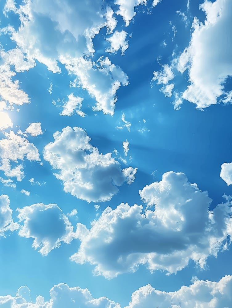 Blue Sky With Clouds 2