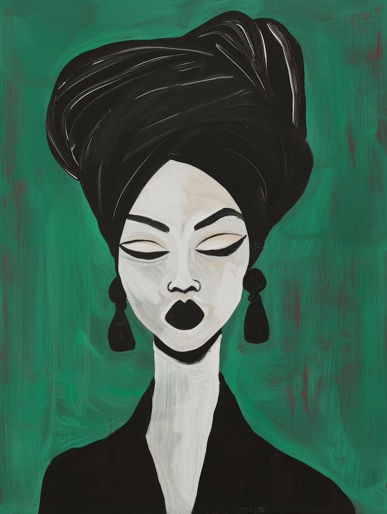 Femme Noire au Turban