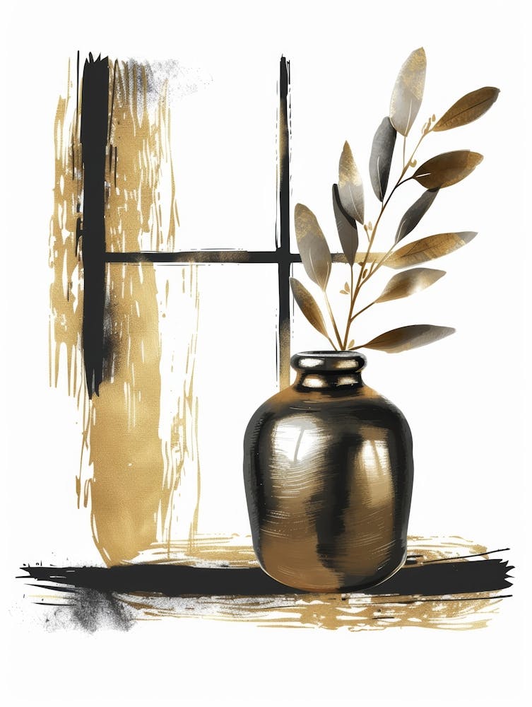 Gold Vase 2