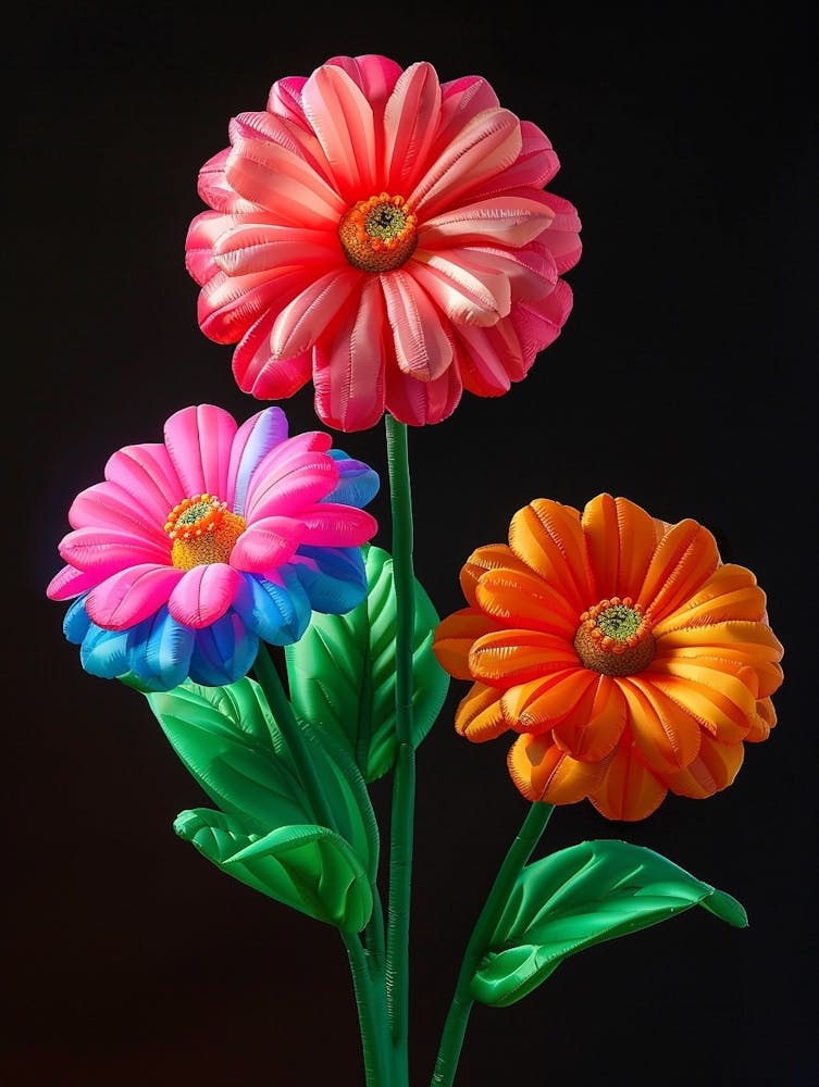 Bright Inflatable Flowers Zinnia 1