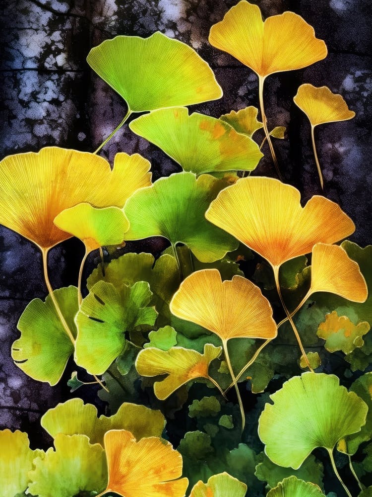 Ginkgo Leaves 1 flora nature