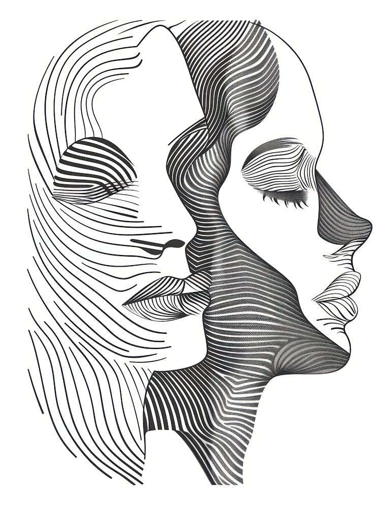 Abstract Portrait Series 9