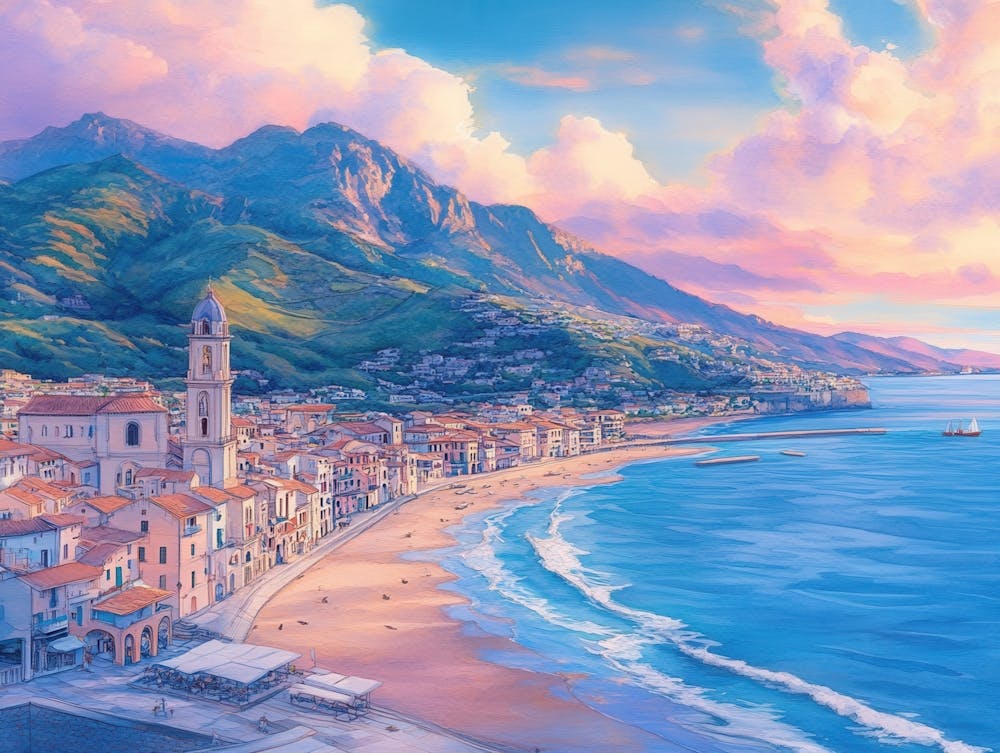 Sunset On The Coast 4