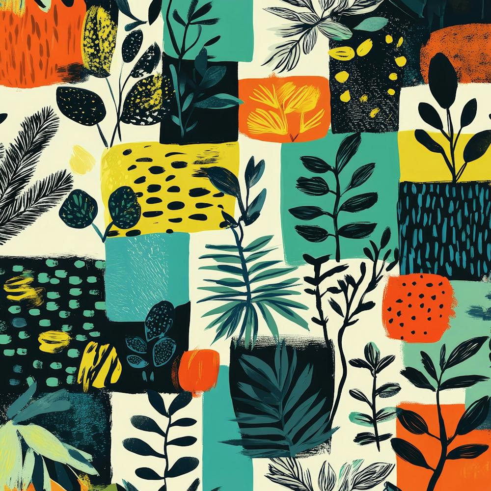 Abstract Floral Pattern 5