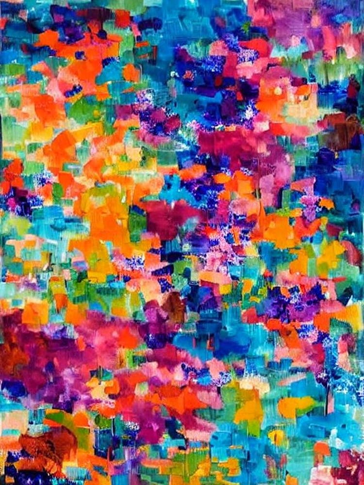 Acropora Suharsonoi 2 Vibrant Painting