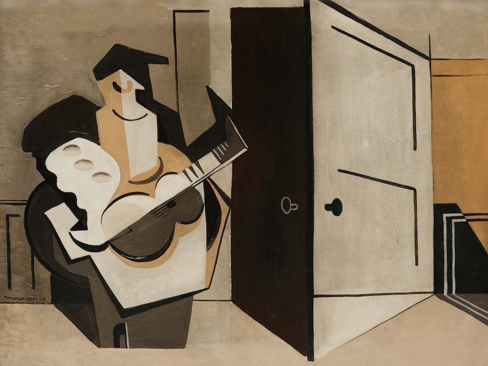 Musicien Dans Un Intérieur, Louis Marcoussis